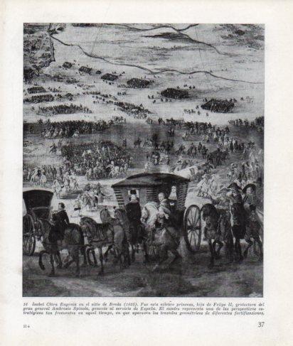 LAMINA V26245: Isabel Clara Eugenia en el sitio de Breda 1625