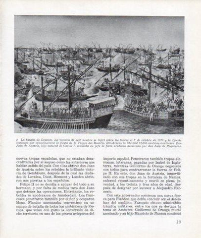 LAMINA V26238: La batalla de Lepanto