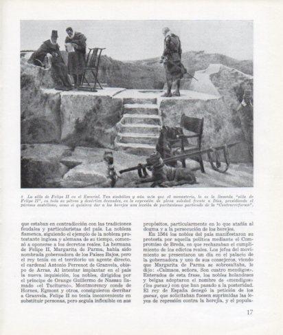 LAMINA V26237: La silla de Felipe II en el Escorial