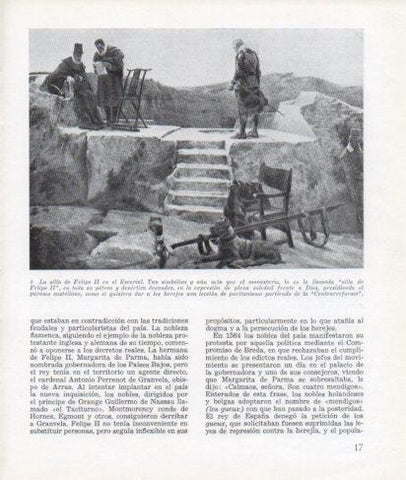 LAMINA V26237: La silla de Felipe II en el Escorial