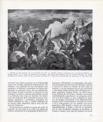 LAMINA V26236: La Batalla de San Quintin