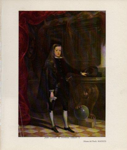 LAMINA V26277: Carlos II por J. Carreño de Miranda