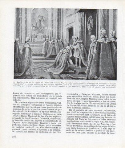 LAMINA V26276: Instauracion de la Orden de Carlos III