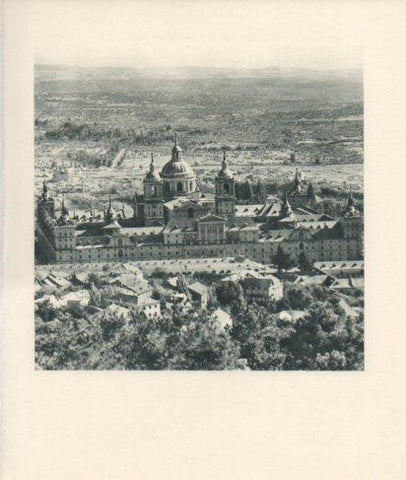 LAMINA V26270: Vista aerea del Monasterio del Escorial