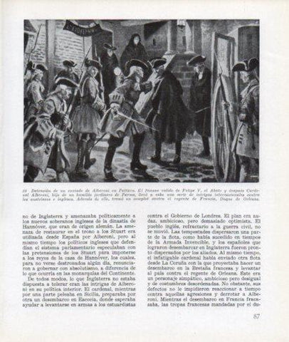 LAMINA V26268: Detencion de un enviado de Alberoni en Poitiers