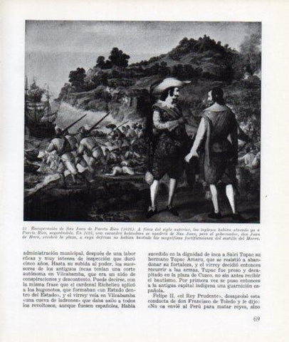 LAMINA V26260: Recuperacion de San Juan de Puerto Rico 1625