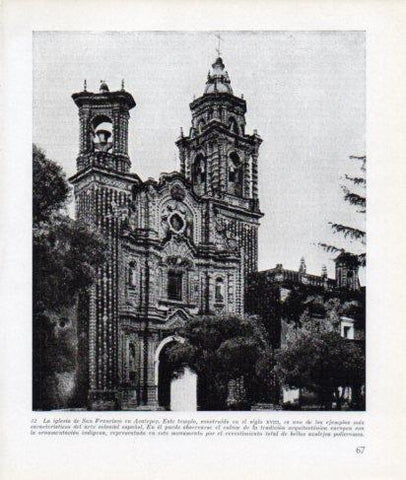 LAMINA V26259: Iglesia de San Francisco en Acatepec