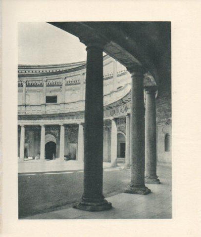 LAMINA V26257: Palacio de Carlos V en Granada
