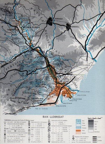 LAMINA V26115: Mapa del Baix Llobregat