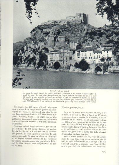 LAMINA V25968: Vista de Miravet i el seu castell