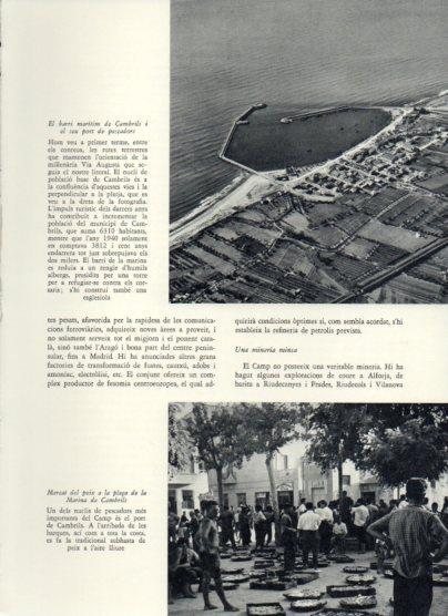 LAMINA V25995: Vista aeria del port de pescadors i mercat del peix a Cambrils