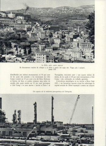 LAMINA V25991: La Riba antic centre paperer i Petroquimica de Tarragona