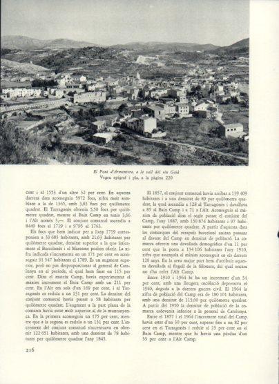 LAMINA V25983: El Pont d'Armentera a la vall del riu Gaia
