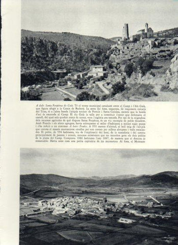 LAMINA V25981: Vistes de Santa Perpetua de Gaia i Prades