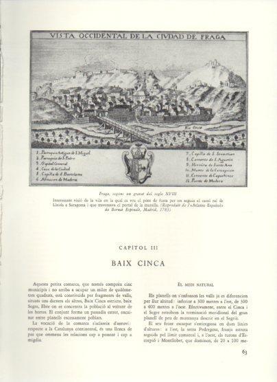 LAMINA V25913: Fraga segons un gravat del segle XVIII