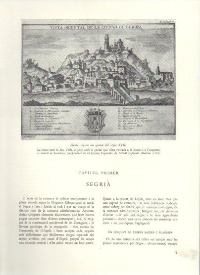 LAMINA V25891: Lleida segons un gravat del segle XVIII