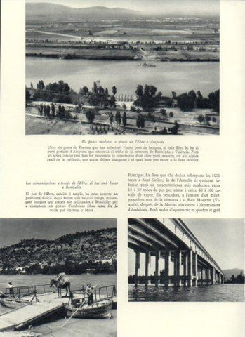 LAMINA V25943: Ponts moderns a traves de l'Ebre a Amposta