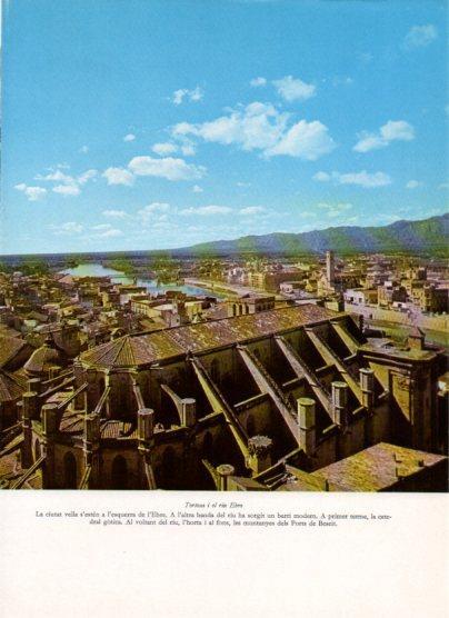 LAMINA V25935: Vista de Tortosa i el riu Ebre