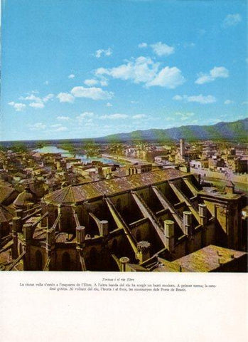 LAMINA V25935: Vista de Tortosa i el riu Ebre
