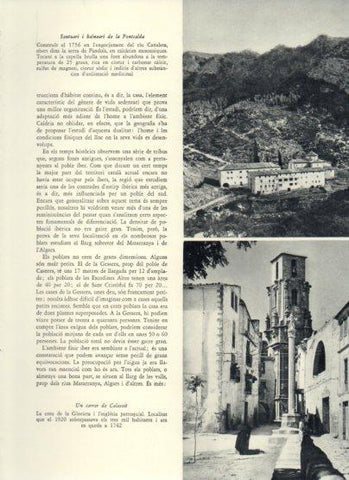 LAMINA V25927: Santuari de la Fontcalda i carrer de Calaceit