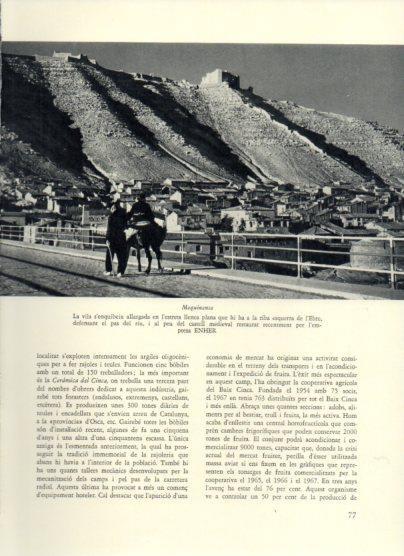 LAMINA V25921: Vista de Mequinensa