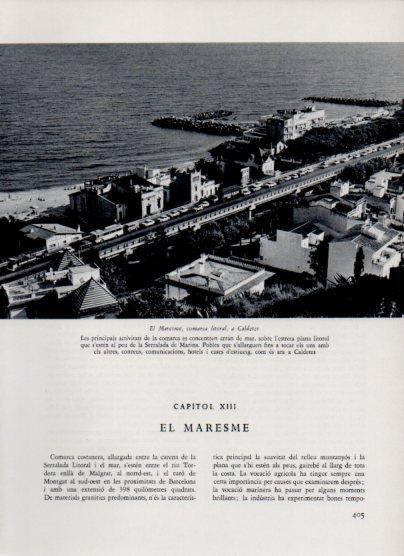 LAMINA V26084: El Maresme, comarca litoral a Caldetes