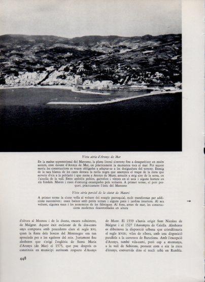 LAMINA V26107: Vista aeria d'Arenys de Mar
