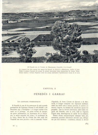 LAMINA V26024: El Penedes des de l'ermita de Muntanyans
