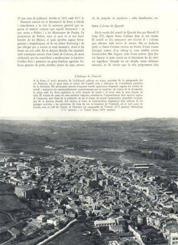 LAMINA V26021: Vista aeria de l'Espluga de Francoli