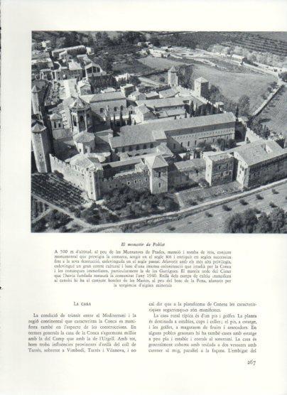 LAMINA V26012: Vista del monastir de Poblet