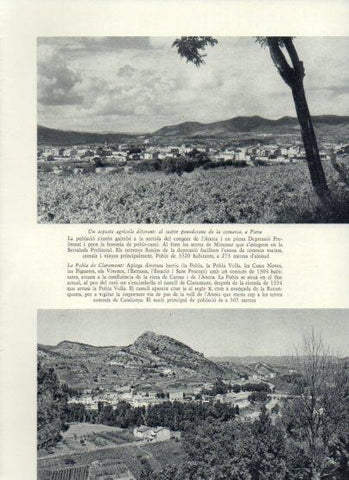 LAMINA V26052: Vista de la Pobla de Claramunt