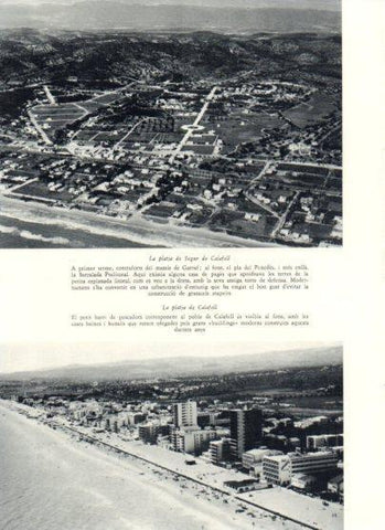 LAMINA V26039: Vistes de les platges de Segur de Calafell i Calefell