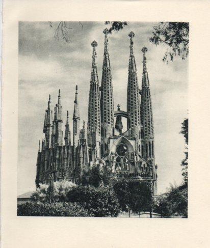 LAMINA V26339: Templo de la Sagrada Familia en Barcelona