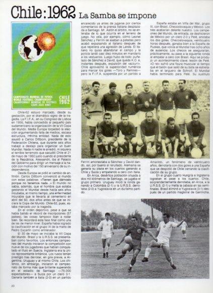 LAMINA V25813: Copa del Mundo de Futbol. Chile 1962