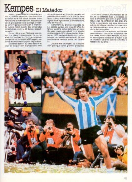 LAMINA V25850: Mario Alberto Kempes