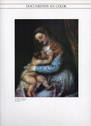 LAMINA V25871: La Virgen y el Niño por Tiziano