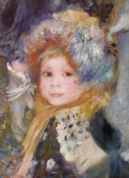 LAMINA V25886: Los paraguas detalle por Renoir