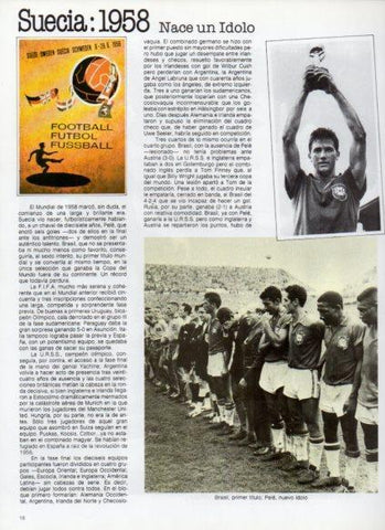 LAMINA V25812: Copa del Mundo de Futbol. Suecia 1958