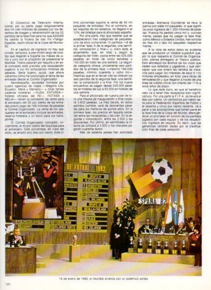LAMINA V25858: Sorteo del Mundial 16 enero 1982