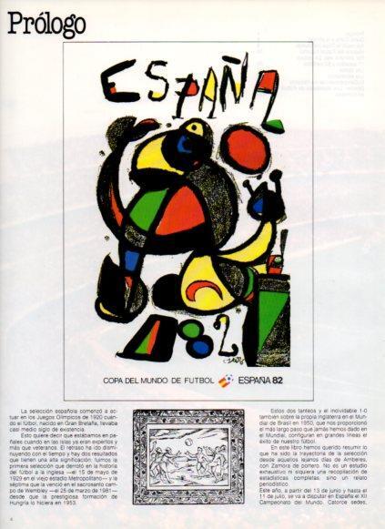 LAMINA V25863: Cartel Copa del Mundo de Futbol España 1982 por Miro