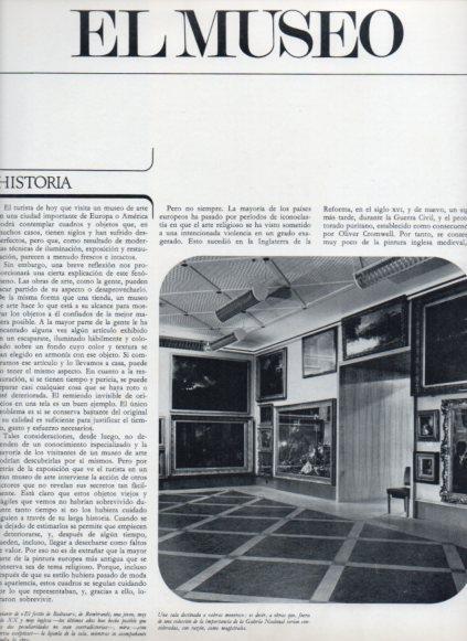 LAMINA V25865: Sala de la Galeria Nacional de Londres