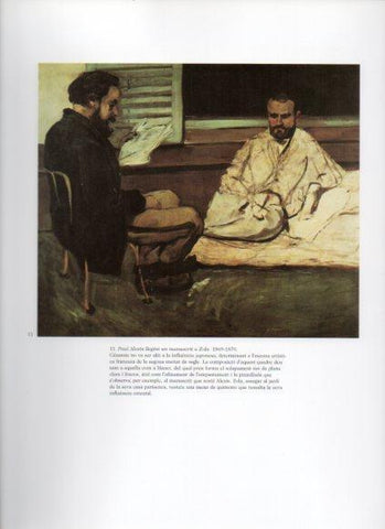 LAMINA V25756: Cezanne. Paul Alexis llegint un manuscrit a Zola
