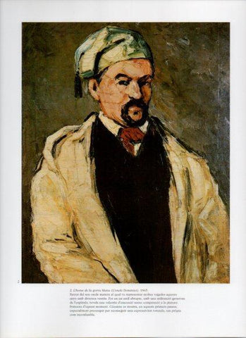 LAMINA V25752: Cezanne. L'home de la gorra blanca, l'oncle Dominic