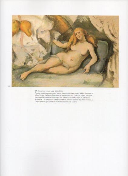 LAMINA V25762: Cezanne. Dona nua en un sofa