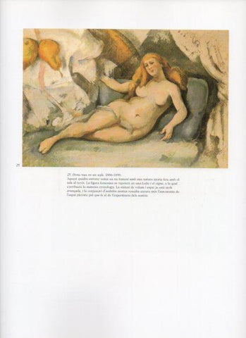 LAMINA V25762: Cezanne. Dona nua en un sofa