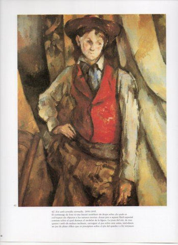 LAMINA V25769: Cezanne. Noi amb armilla vermella