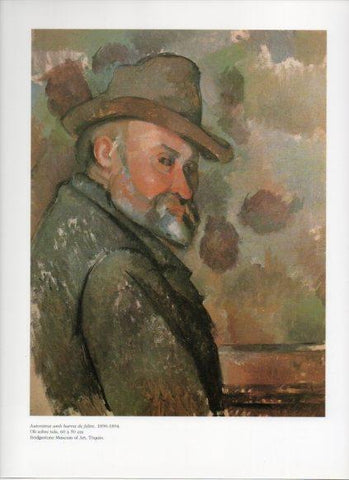 LAMINA V25748: Cezanne. Autoretrat amb barret de feltre