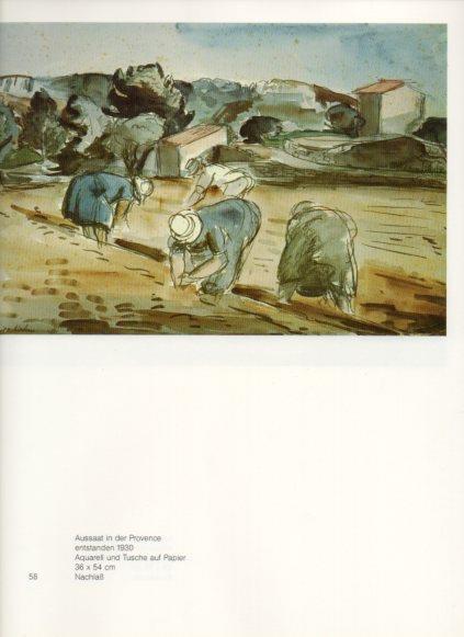 LAMINA V25794: Leo Khan. Aussaat in der Provence entstanden 1930