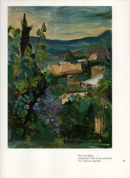 LAMINA V25798: Leo Khan. Blick auf Safed entstanden 1978