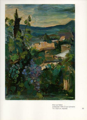 LAMINA V25798: Leo Khan. Blick auf Safed entstanden 1978